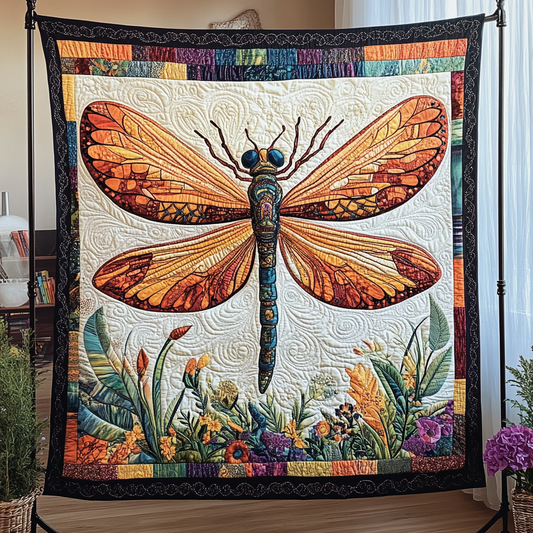 Dragonfly Wings Quilted Blanket NCU0DK8632
