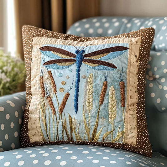Dragonfly Wingspan Quilted Pillow Case NCU0PT6647