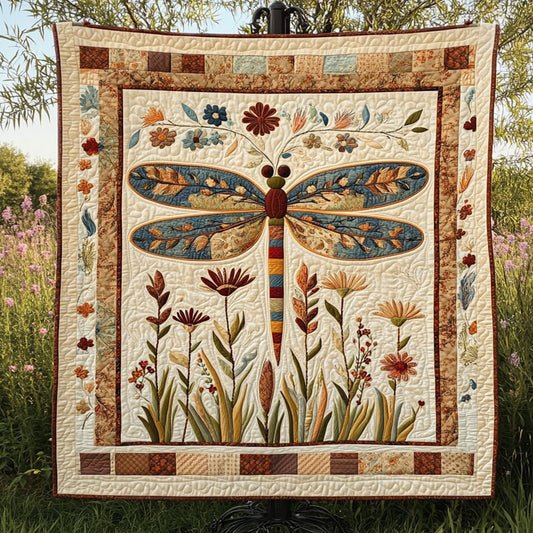 Dragonfly in the Breeze Quilted Blanket NCU0PT6504