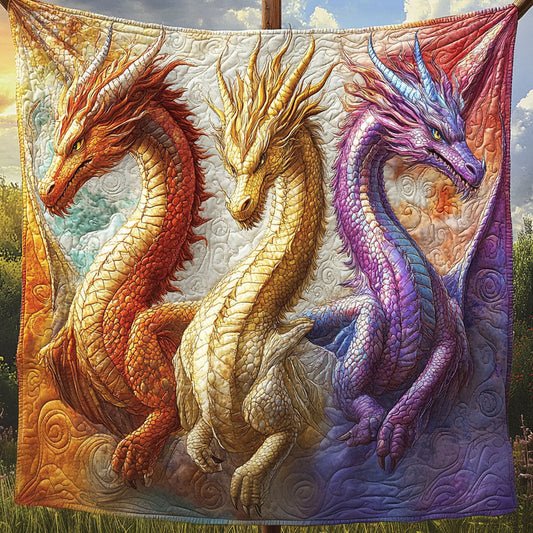 Dragons of Fate Quilted Blanket NCU0NT6175