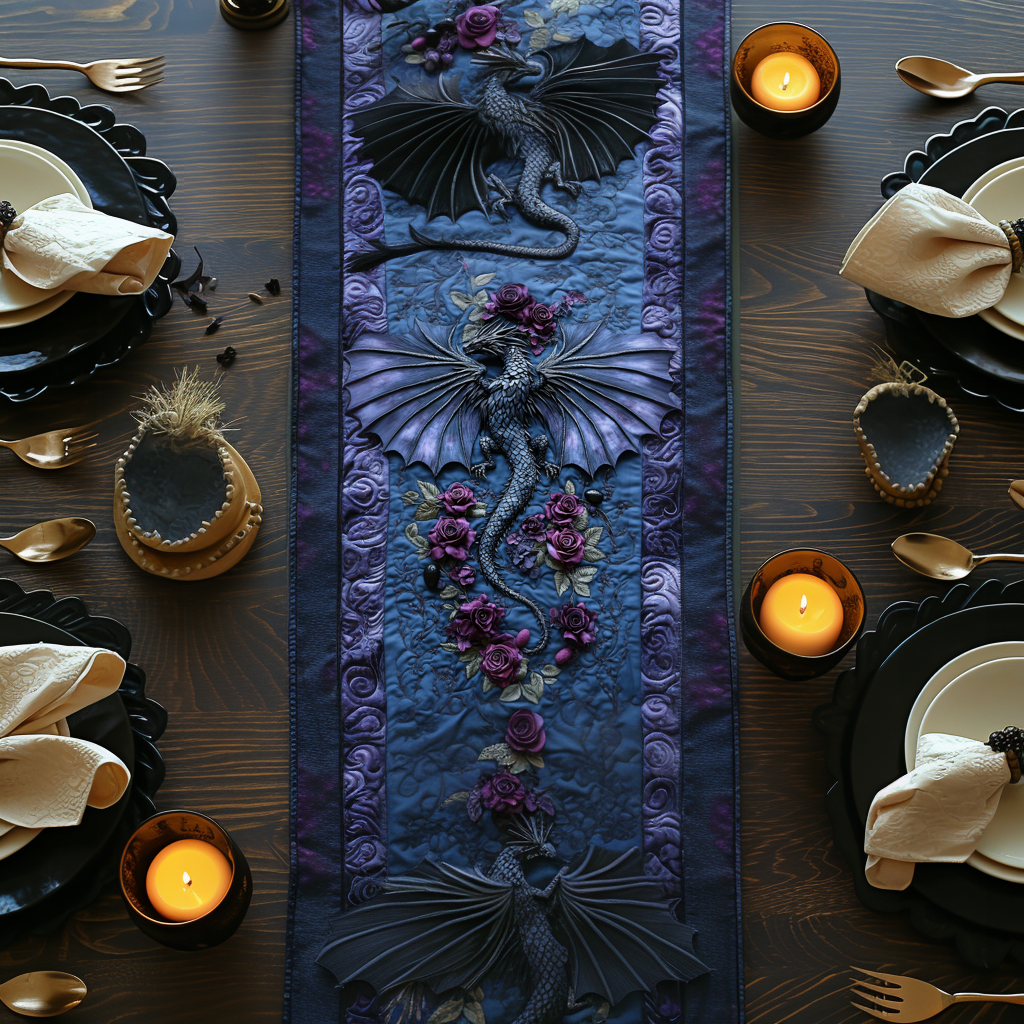Drakeforge Quilted Table Runner NCU0DV3015