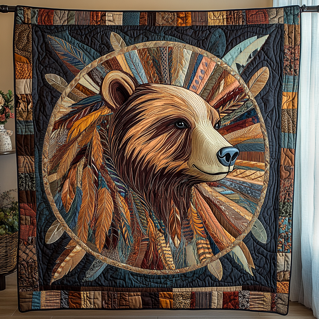 Dream Bear Quilted Blanket NCU0DK8991