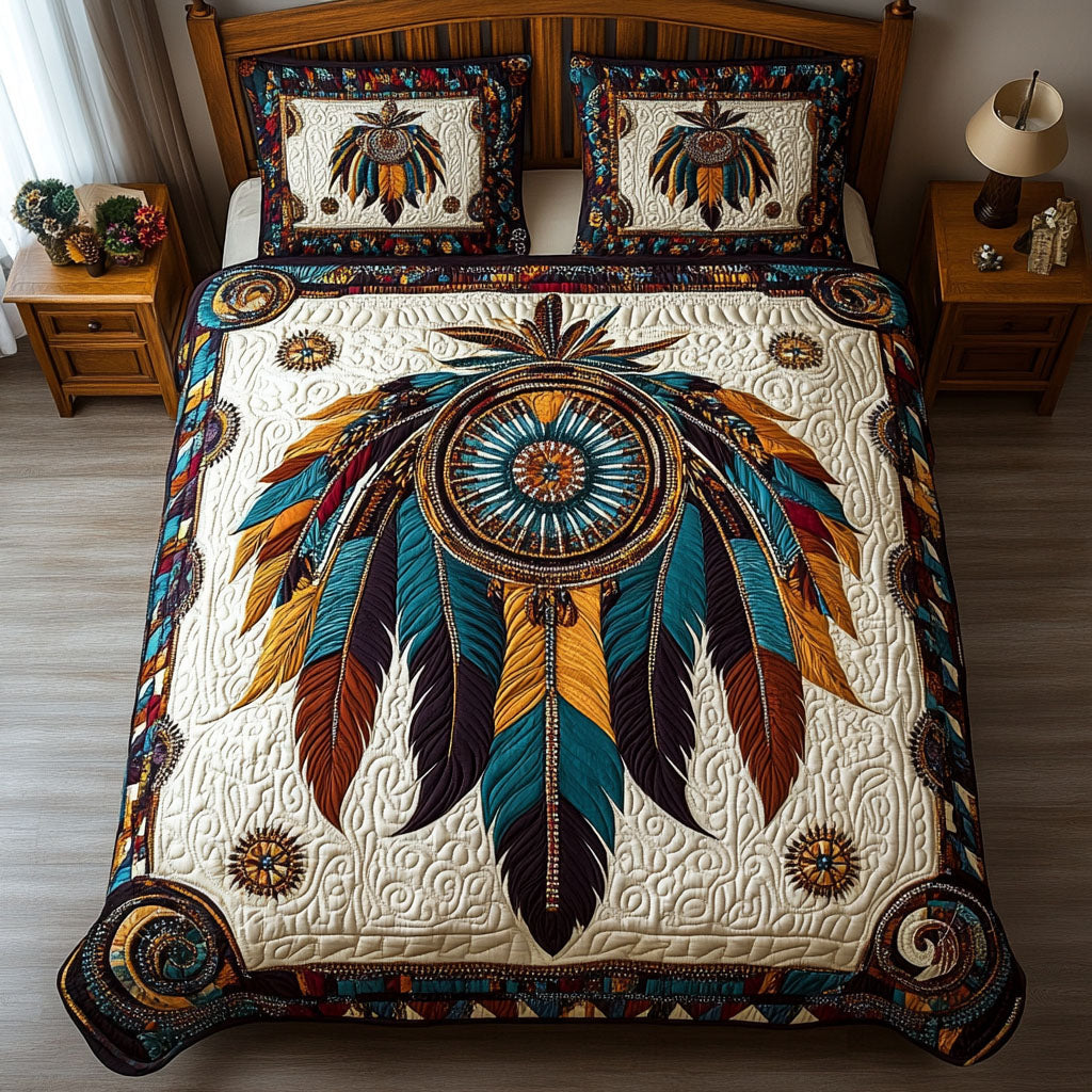 Dream Chaser 3-Piece Quilted Bedding Set NCU0PT3008