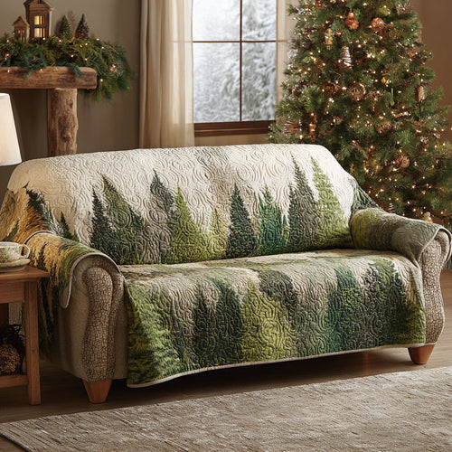 Dream Forest Quilted Sofa Cover NCU0DV8617