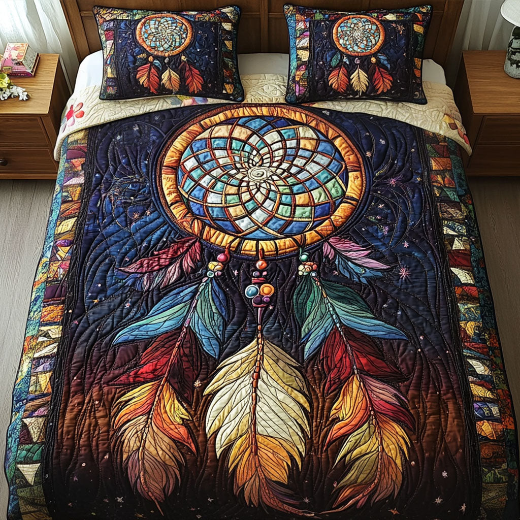 Sunset Haven 3-Piece Quilted Bedding Set NCU0PTT229