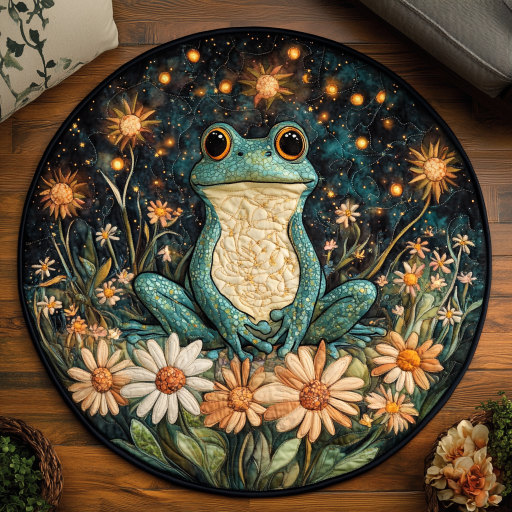 Dream Hopper Quilted Round Mat NCU0VH5975