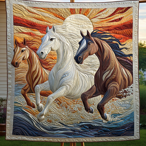 Dream Horse Quilted Blanket NCU0DK1814