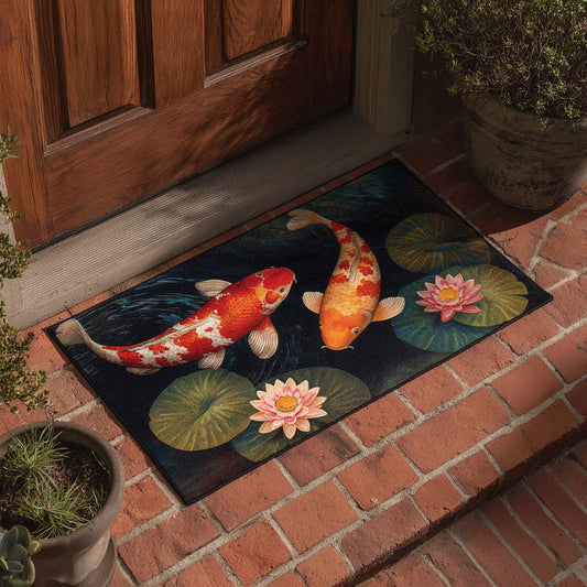 Dream Koi Fish Doormat NCU0HH619