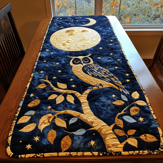 Dream Owl Quilted Table Runner NCU0DK8998