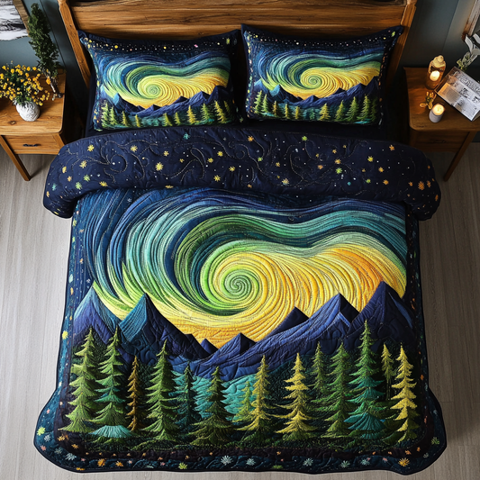 Dream Peak 3-Piece Quilted Bedding Set NCU0DK8743