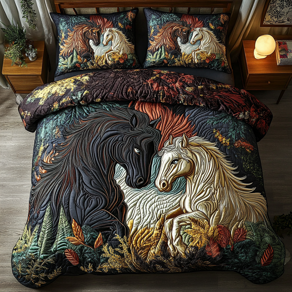 Dream Rider 3-Piece Quilted Bedding Set NCU0VH2917