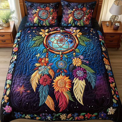 Dream Shield 3-Piece Quilted Bedding Set NCU0NT2789