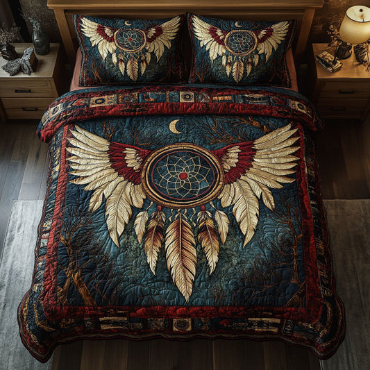 Dream Shield 3-Piece Quilted Bedding Set NCU0PT7376