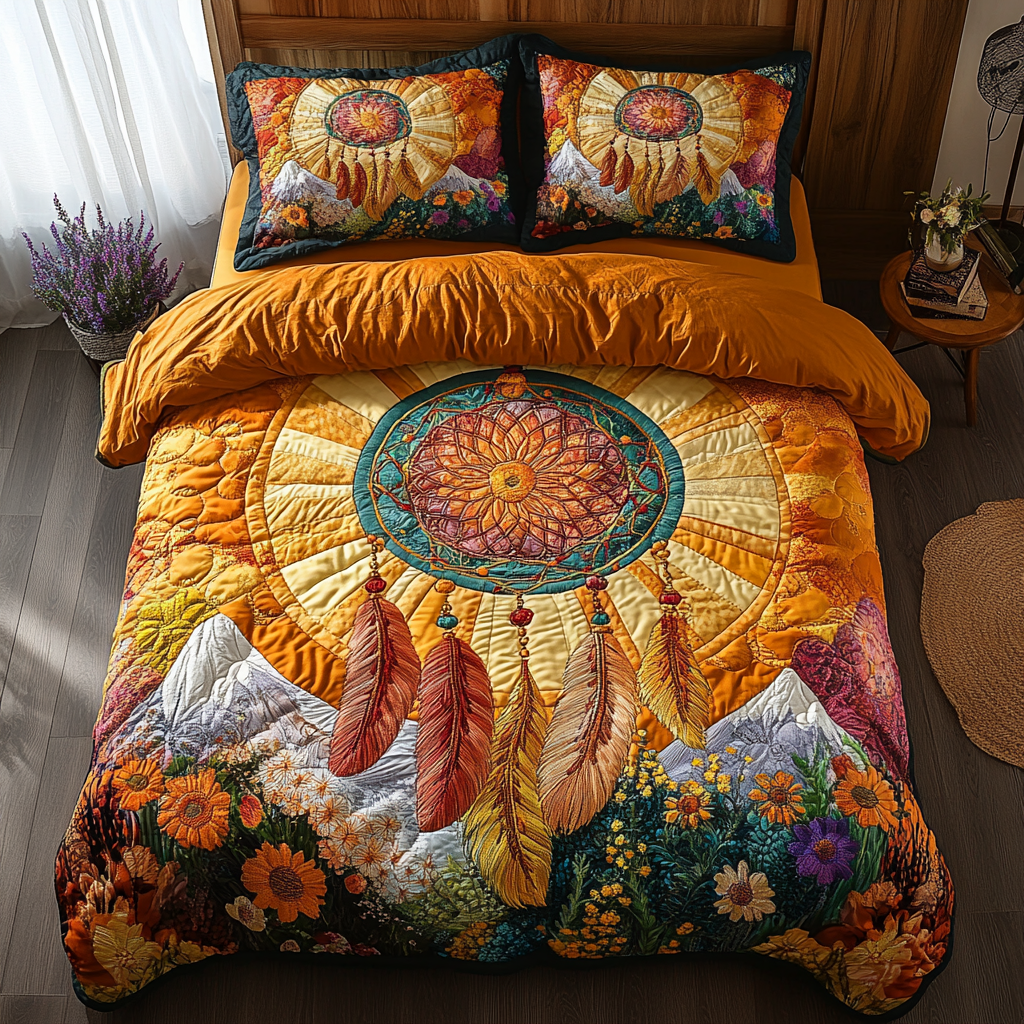 Dream Weaver 3-Piece Quilted Bedding Set NCU0DV3441