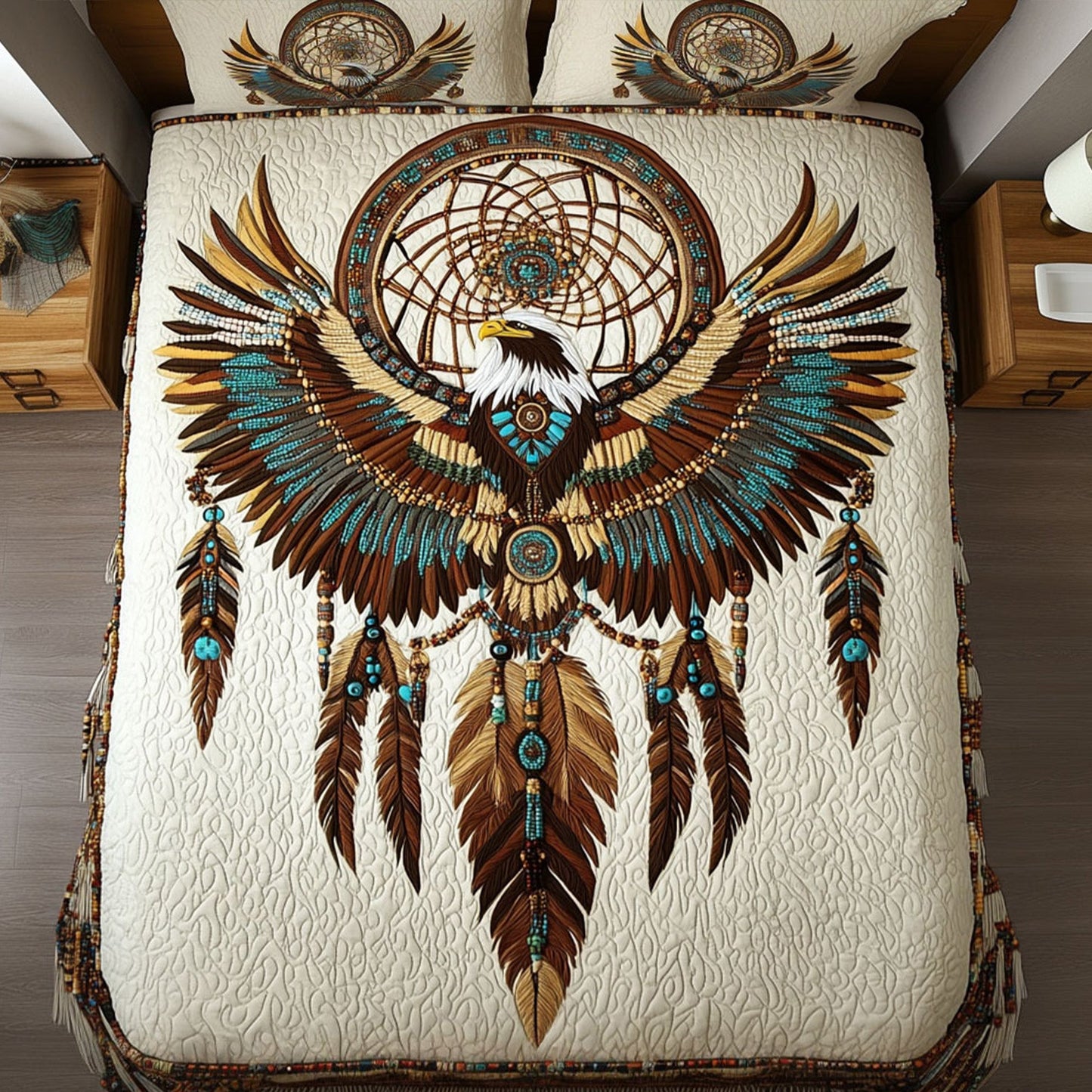 Dream Weavers Flight 3-Piece Quilted Bedding Set NCU0PT2941