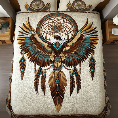 Dream Weavers Flight 3-Piece Quilted Bedding Set NCU0PT2941