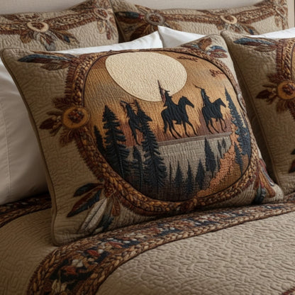 Dreamcatcher Circle Quilted Bedding Pillow Case NCU0NT11828