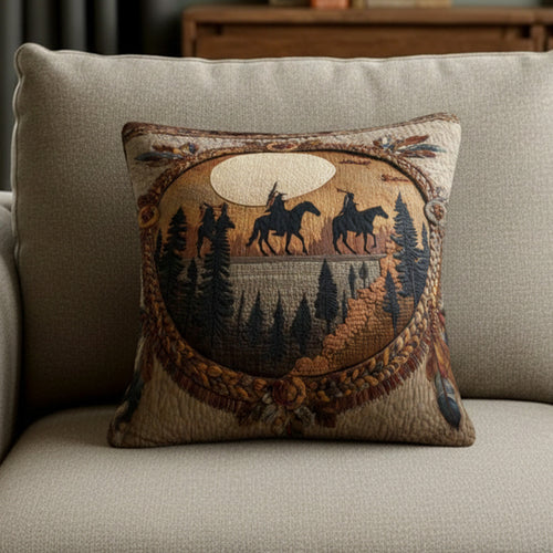 Dreamcatcher Circle Quilted Pillow Case NCU0NT11828
