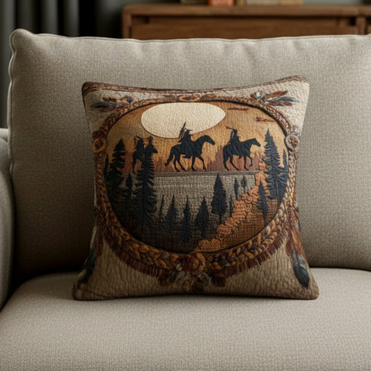 Dreamcatcher Circle Quilted Pillow Case NCU0NT11828