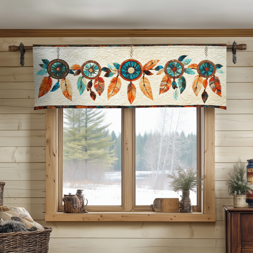 Dreamcatcher Charm Quilted Valance NCU0VH2945