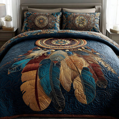 Dreamcatcher Grace 3-Piece Quilted Bedding Set NCU0DK11834