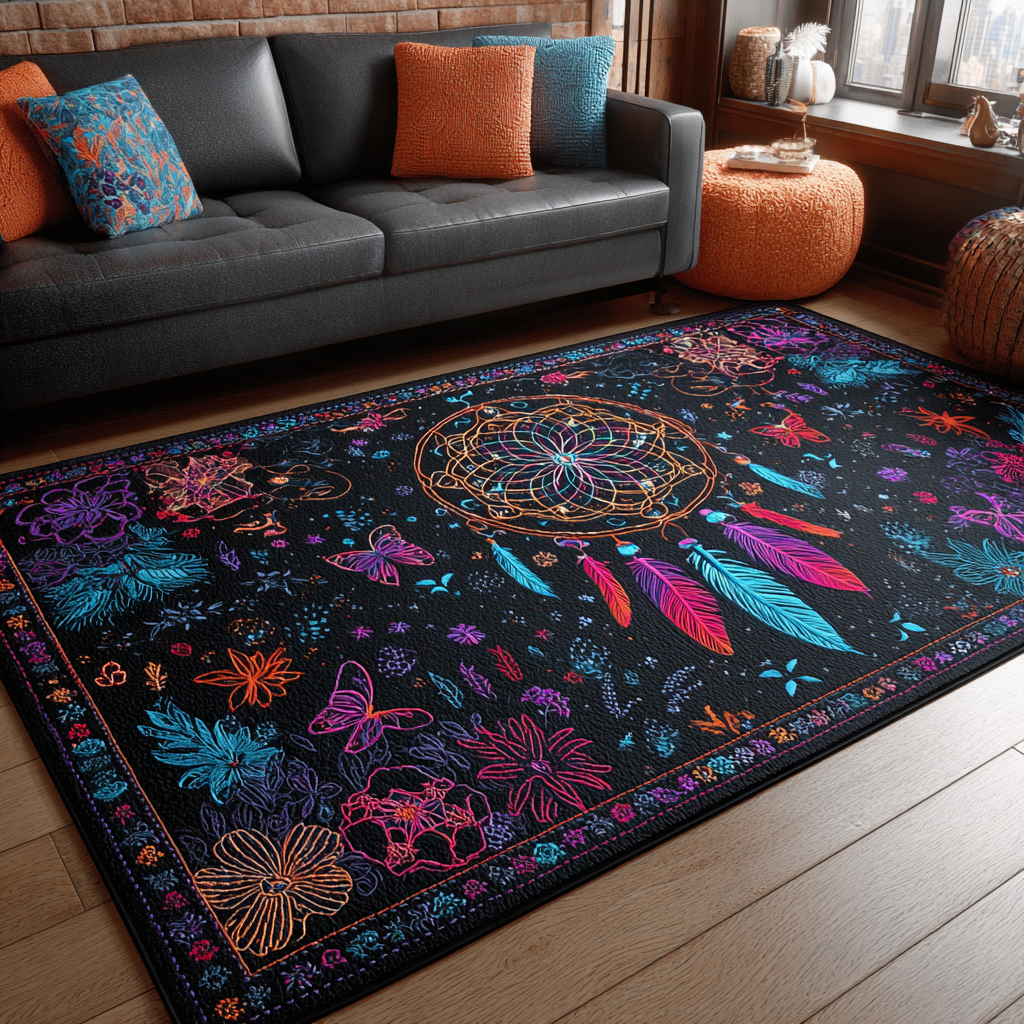 Dreamcatcher Spirit Area Rug NCU0DK10576 – Vantique