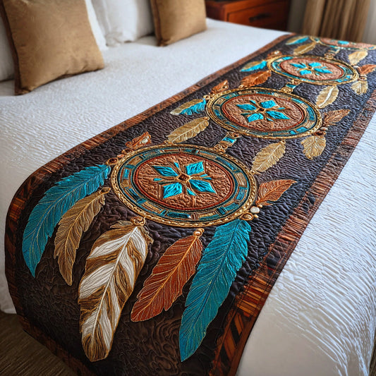 Dreamcatcher Spirit Quilted Bed Runner NCU0TD1270