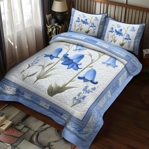 Dreaming Flowers 3-Piece Quilted Bedding Set NCU0PT6439