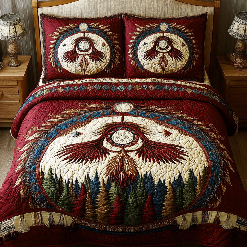 Dreamwoven Path 3-Piece Quilted Bedding Set NCU0PT7378