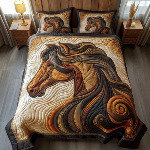 Dreamy Mane Horse Quilted Blanket NCU0TH764