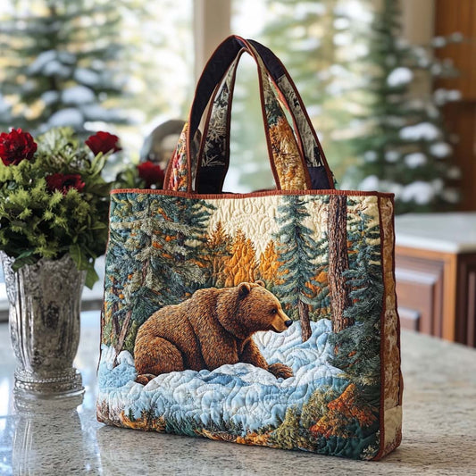 Dreamy Bear Trail Quilted Tote Bag NCU0NT9170