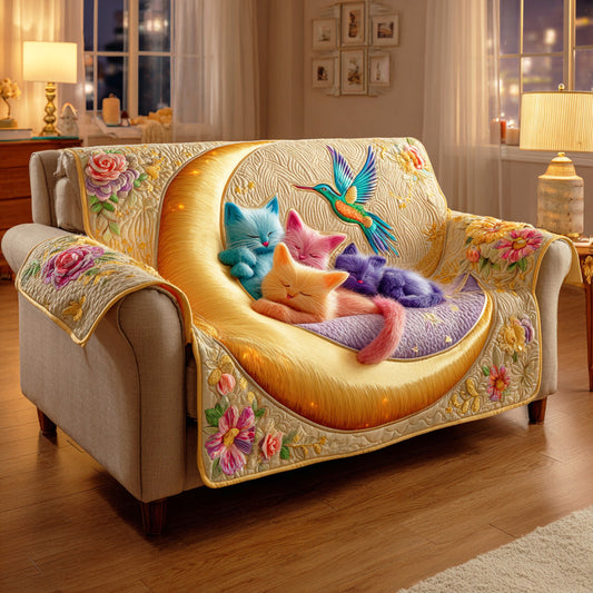 Dreamy Cat Garden Quilted Sofa Cover NCU0TD1217