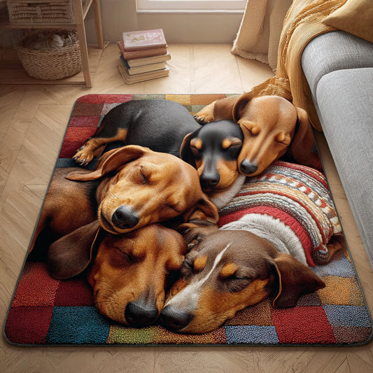 Dreamy Doxie Area Rug NCU0PT9374