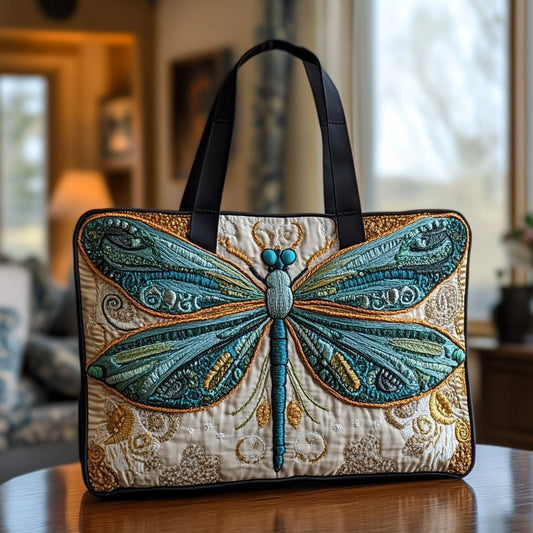 Dreamy Dragonfly Quilted Tote Bag NCU0DV6911