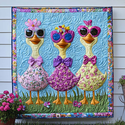 Dreamy Duck Field Quilted Blanket NCU0NT8245