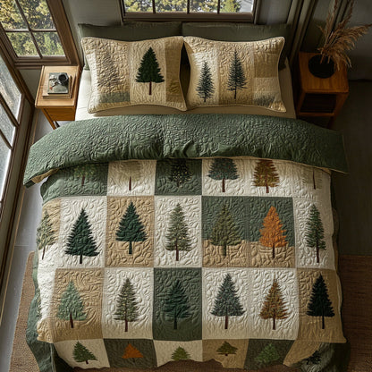 Dreamy Forest 3-Piece Quilted Bedding Set NCU0DV8491