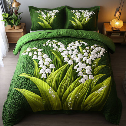 Dreamy Lily 3-Piece Quilted Bedding Set NCU0NT6055
