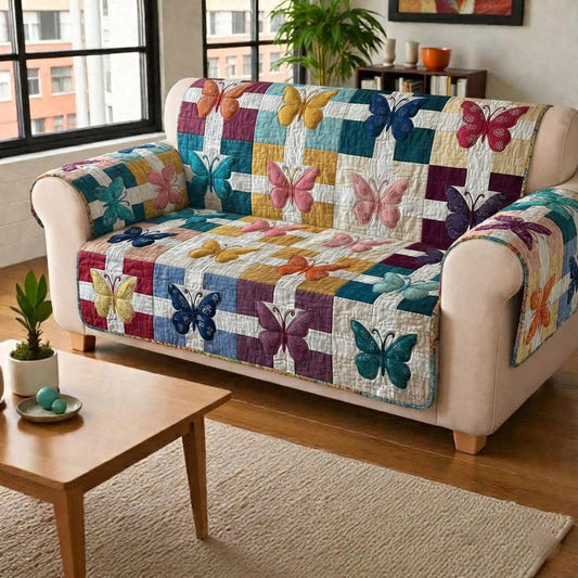 Dreamy Mosaic Quilted Sofa Cover NCU0DK12018