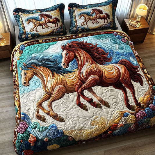Dreamy Pair 3-Piece Quilted Bedding Set NCU0NT3737