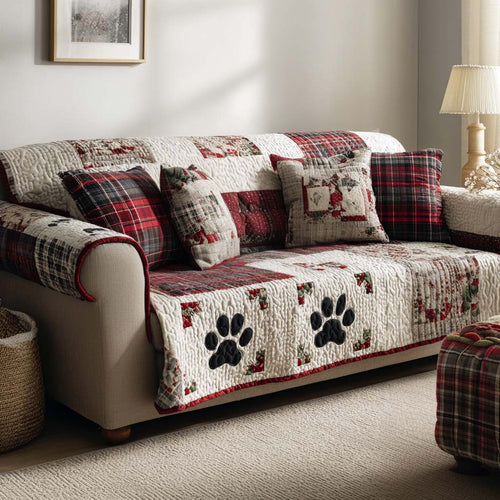 Dreamy Paws Quilted Sofa Cover NCU0NT11188