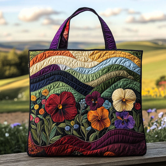 Dreamy Petals Quilted Tote Bag NCU0PT8300