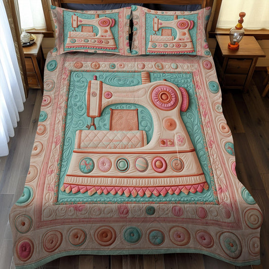 Dreamy Threads 3-Piece Quilted Bedding Set NCU0TL2142