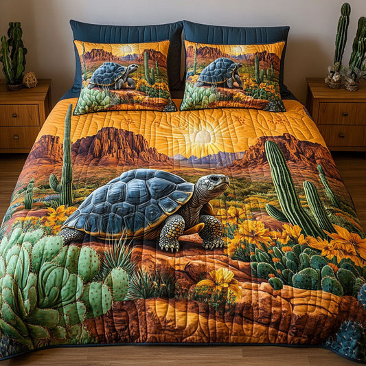 Dreamy Tortoise 3-Piece Quilted Bedding Set NCU0NT7030