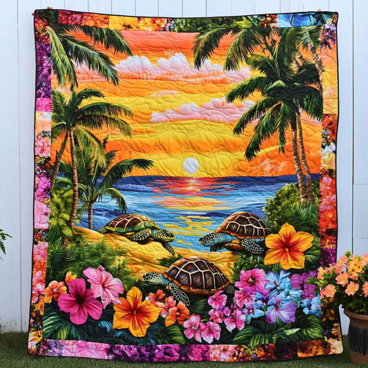 Dreamy Turtle Drift Quilted Blanket NCU0NT7203