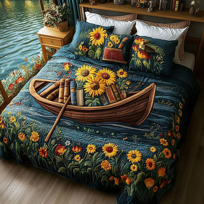 Dreamy Waterscape 3-Piece Quilted Bedding Set NCU0PT5016