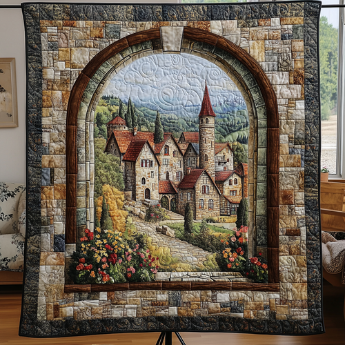 Dreamy Windows Quilted Blanket NCU0VH3852