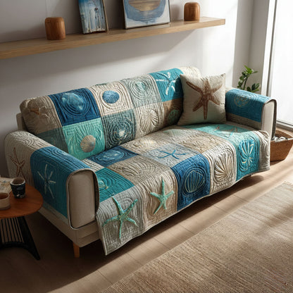 Drift Shore Quilted Sofa Cover NCU0PT10920