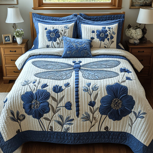 Drifting Wings 3-Piece Quilted Bedding Set NCU0DV8671