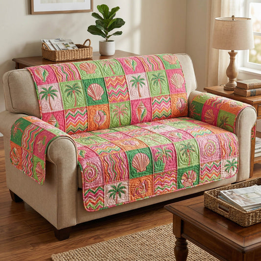 Driftwood Coast Quilted Sofa Cover NCU0TD2679