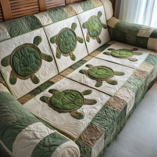 Driftwood Path Quilted Sofa Cover NCU0PT9689